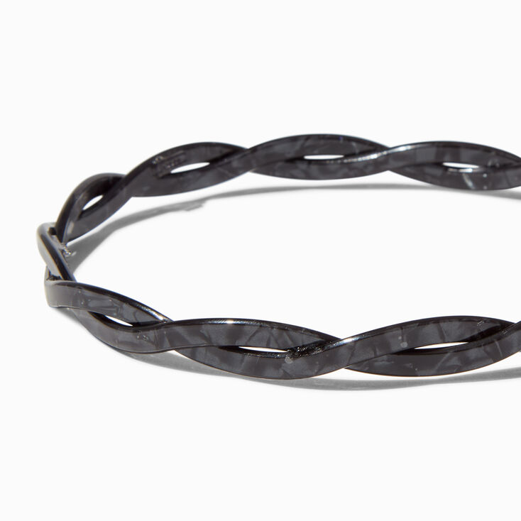 Black Twist Headband,