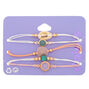 Pastel Cowrie Shell Adjustable Bracelets - 5 Pack,