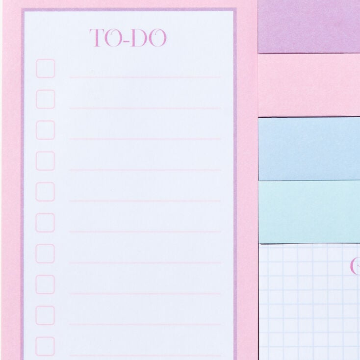 Pink Ombr&eacute; Sticky Note Pack - 10 Pack,
