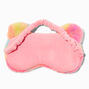 Claire&#39;s Club Rainbow Bear Furry Sleeping Mask,