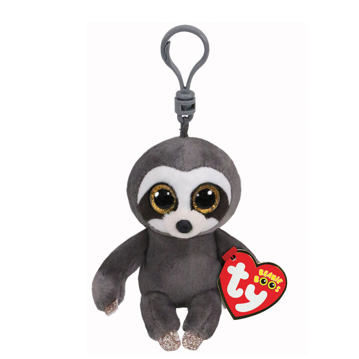 Ty&reg; Beanie Boo Dangler the Sloth Keyring Clip,