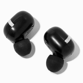 Wireless Earbuds in Case - Black &amp; White Check,