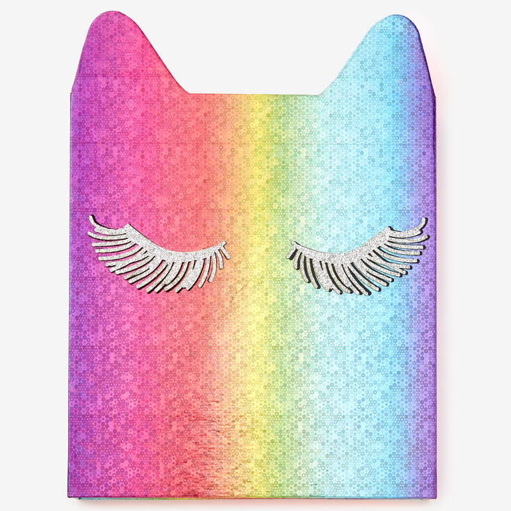 Palette de maquillage 50&nbsp;pi&egrave;ces licorne arc-en-ciel,