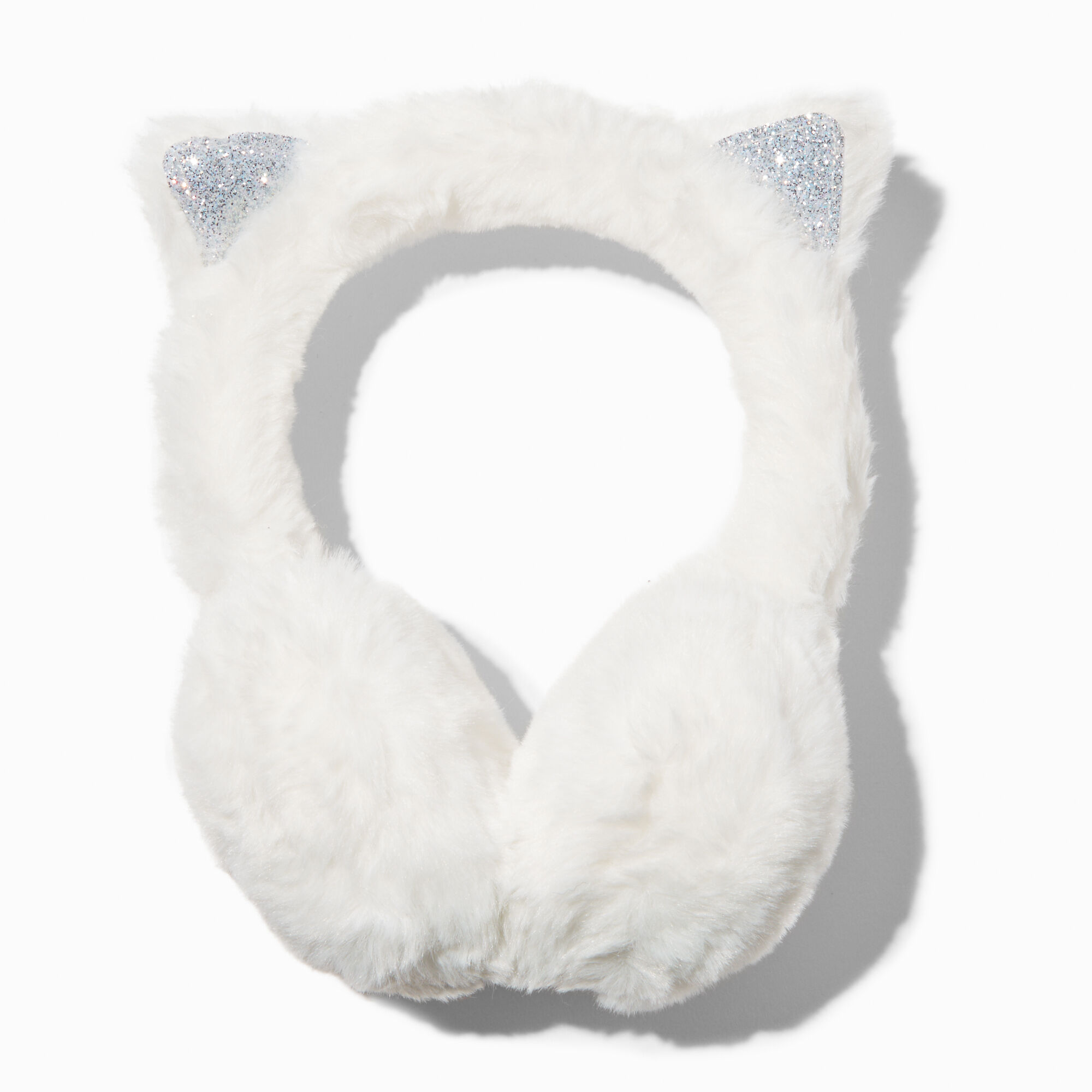 Cache-oreilles chat blanc,