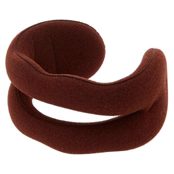 Foam Bun Hair Tool - Brown,