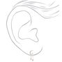 Silver-tone Moon &amp; Stars Dangling 1&quot; Drop Earrings,