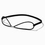 Black Faux Leather Stretchy Headbands - 2 Pack,