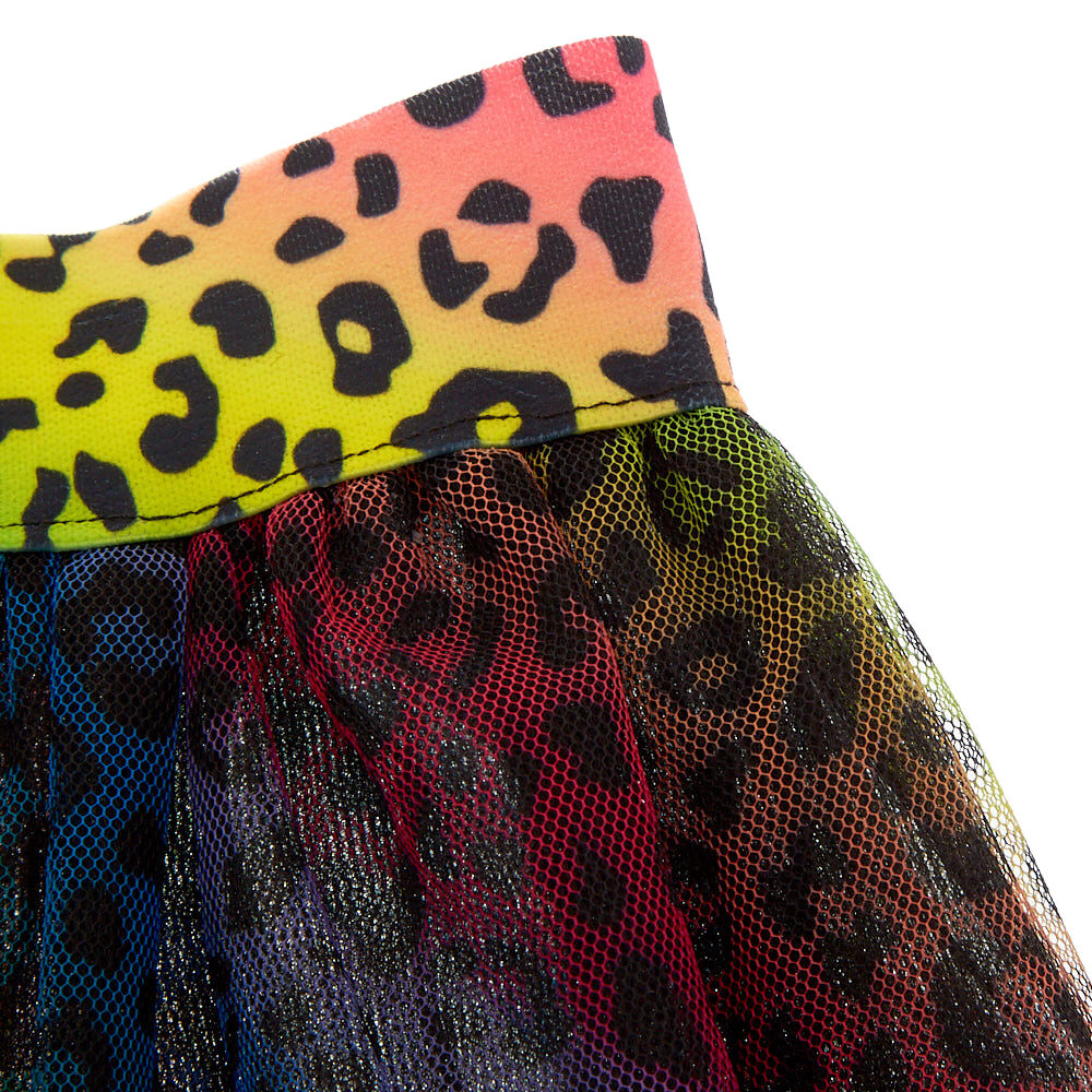 Rainbow Leopard Print Tutu,