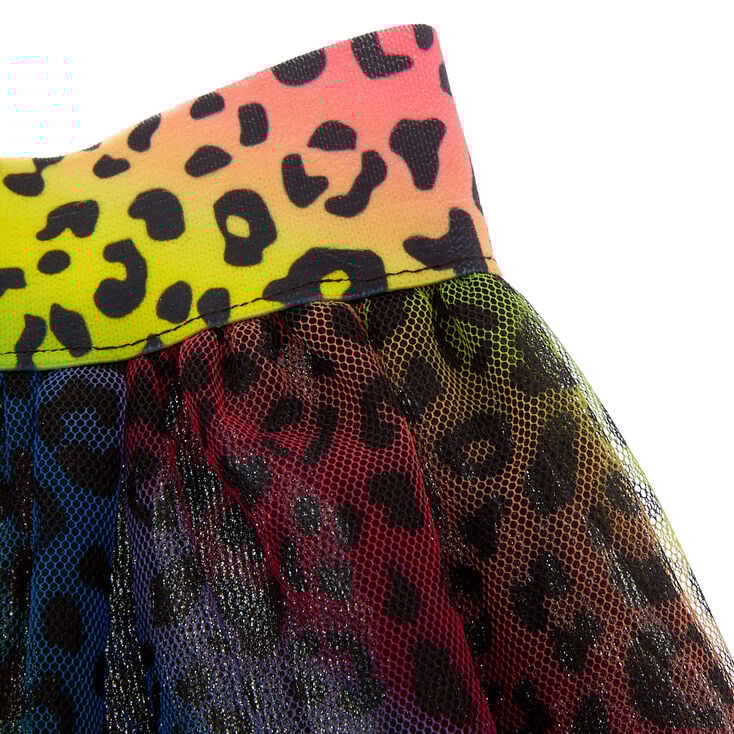 Rainbow Leopard Print Tutu,