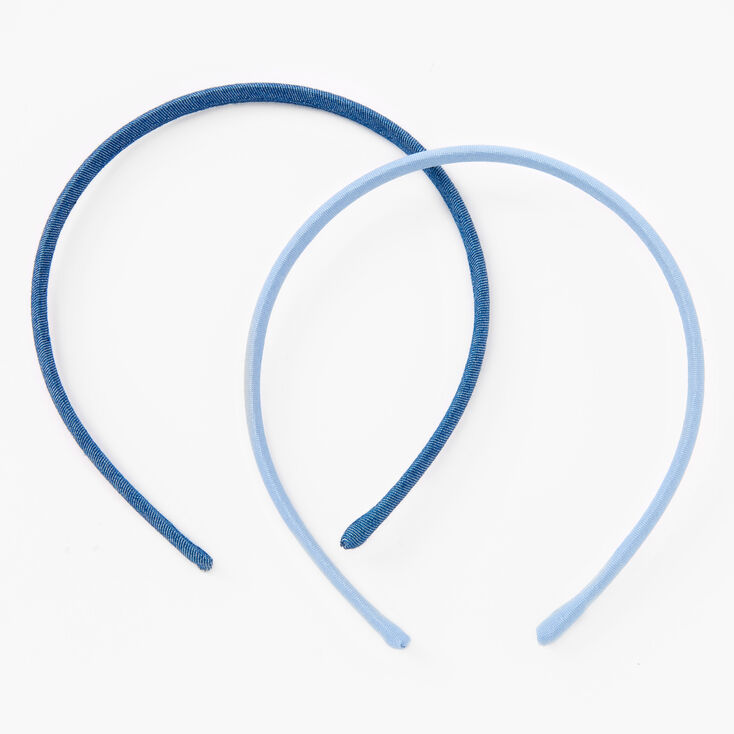 Blue Chambray Headbands - 2 Pack,