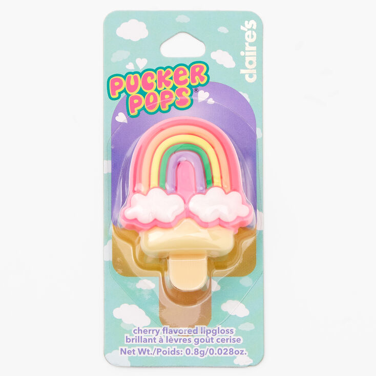 Pucker Pops&reg; Rainbow Lip Gloss - Cherry,