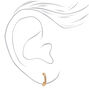 Gold-tone 10mm Crystal Clip-On Earrings,