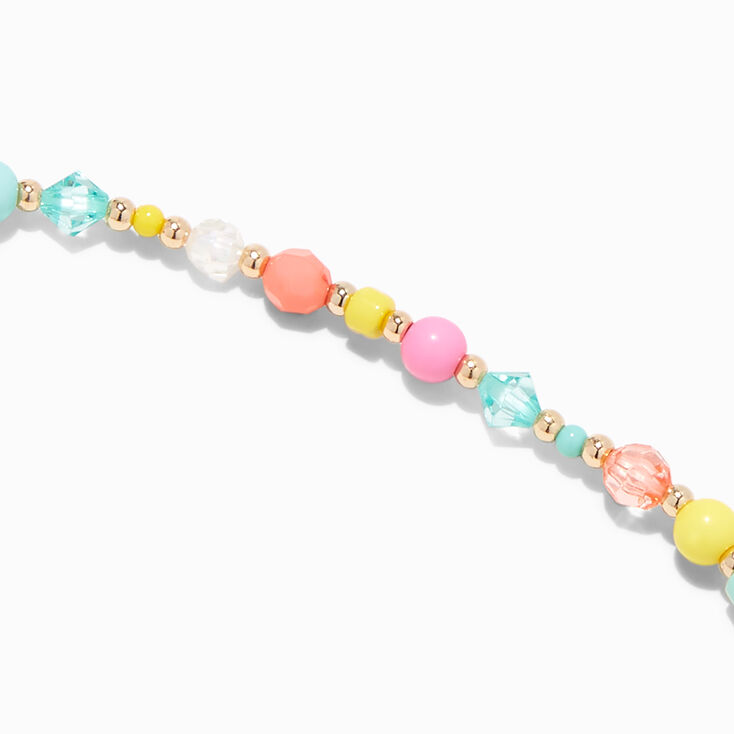 Claire&#39;s Club Pastel Rainbow Beaded Jewelry Set - 3 Pack,