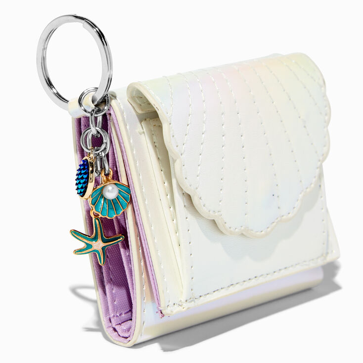 Iridescent Seashell Trifold Wallet,