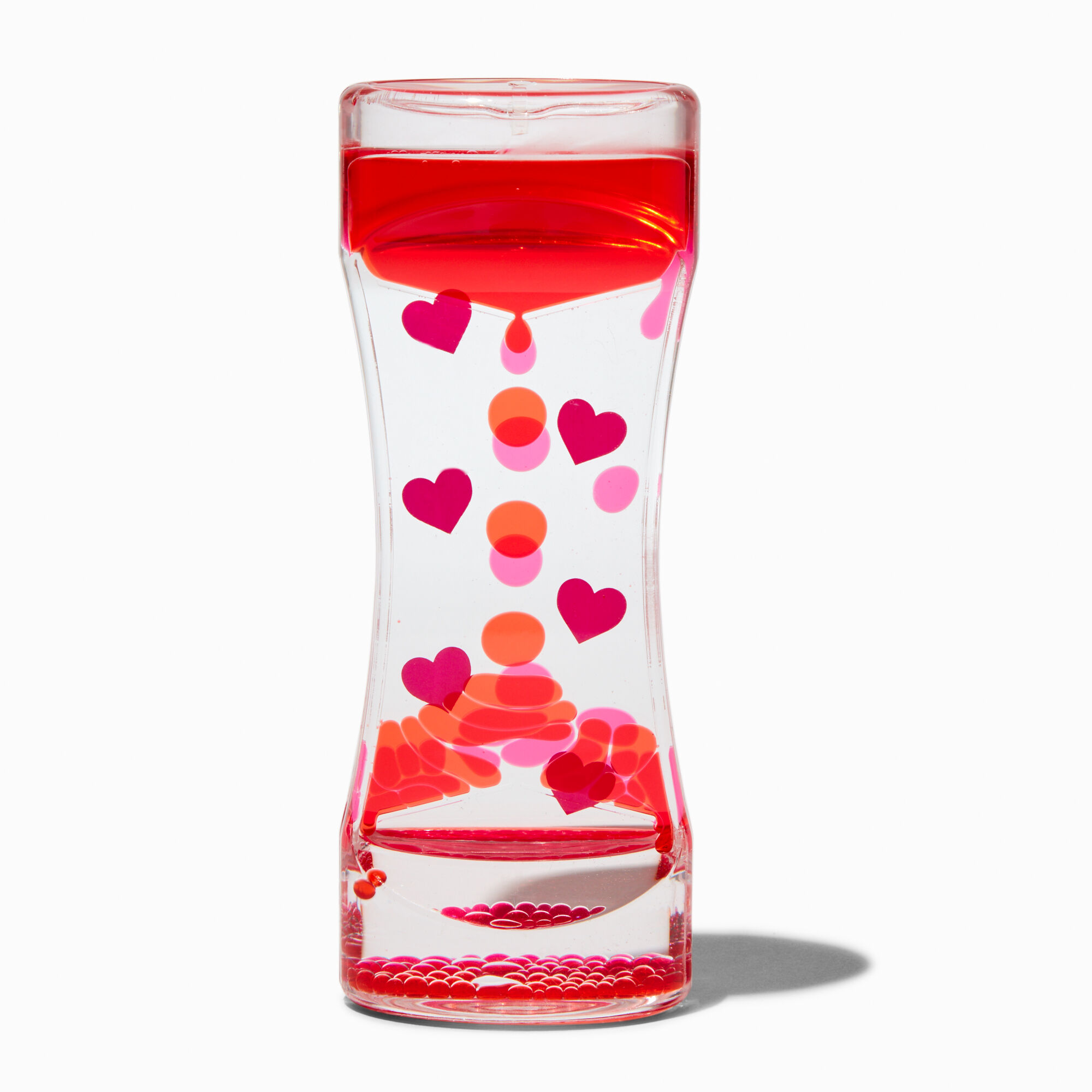 View Claires Heart WaterFilled Decor Bubbler Pink information