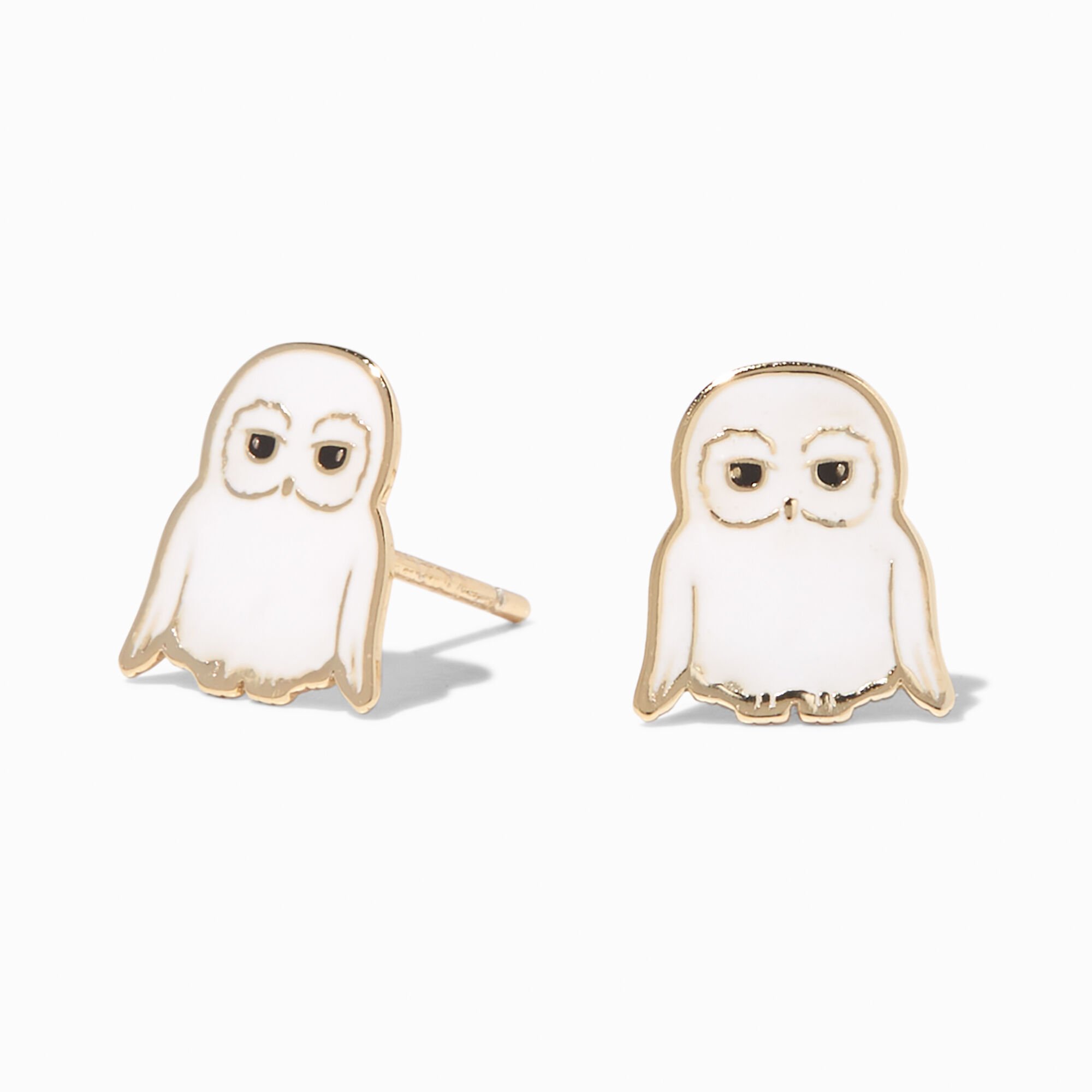 Sterling Silver Harry Potter Hedwig Stud Earrings