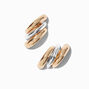 Boucles d&#39;oreilles grappes en m&eacute;taux mixtes,