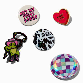 DIY Cowgirl Pin Set - 5 Pack,
