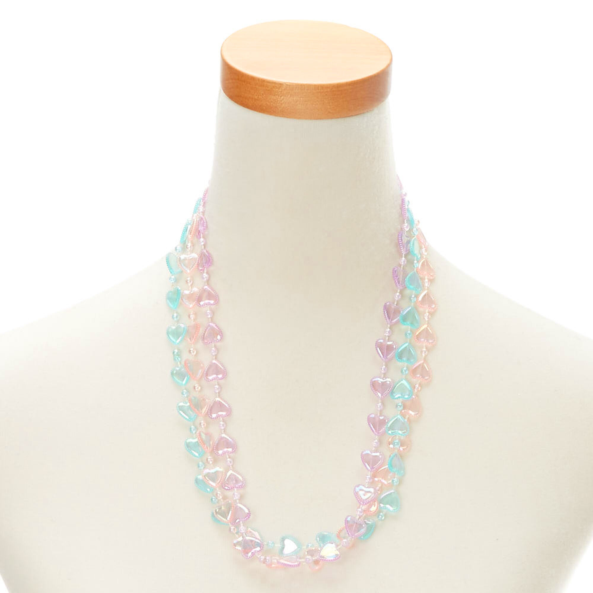 Claire's Club Iridescent Heart Jewelry Set Claire's US