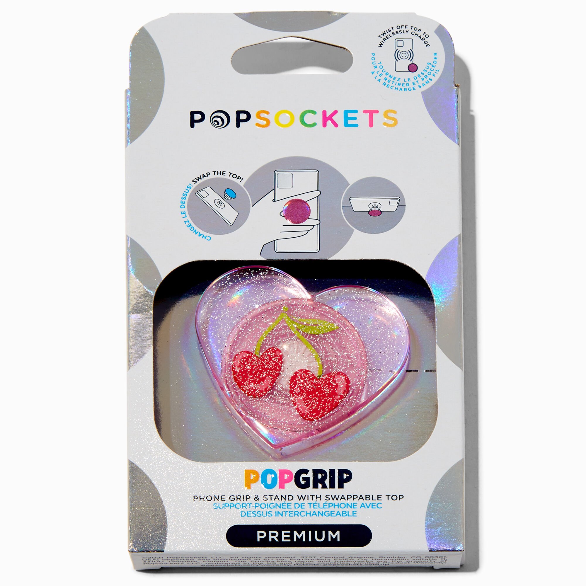 PopSockets® PopGrip - Cherry Heart,