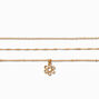 Claire&#39;s Recycled Jewellery Gold-tone Daisy Chain Bracelets - 3 Pack,