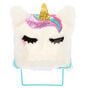 Furry Unicorn Chair Phone Holder - White,