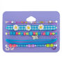 Lot de 5 bracelets r&ecirc;ves de printemps bleus,
