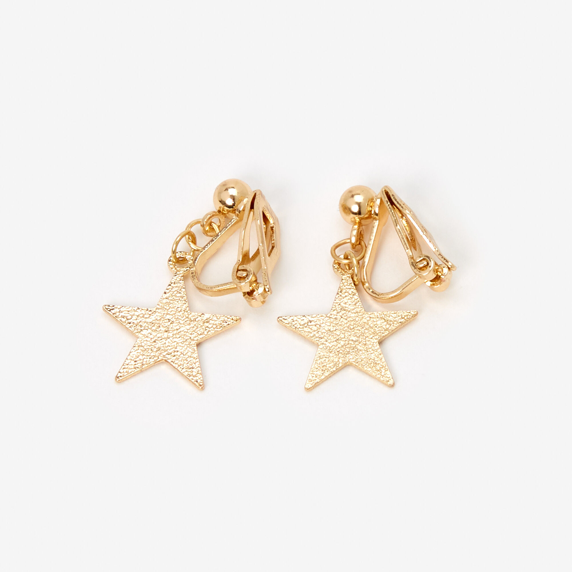 Claires star earrings shop