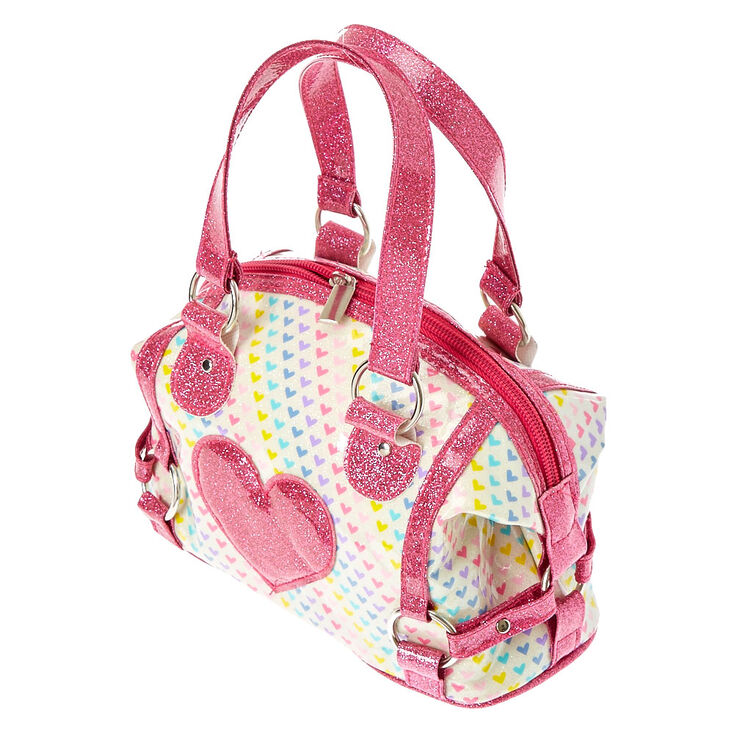 Sac &agrave; mains pour enfants &agrave; coeur &eacute;tincelant,
