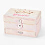 Claire&#39;s Club Pink Princess Quilted Jewelry Box,