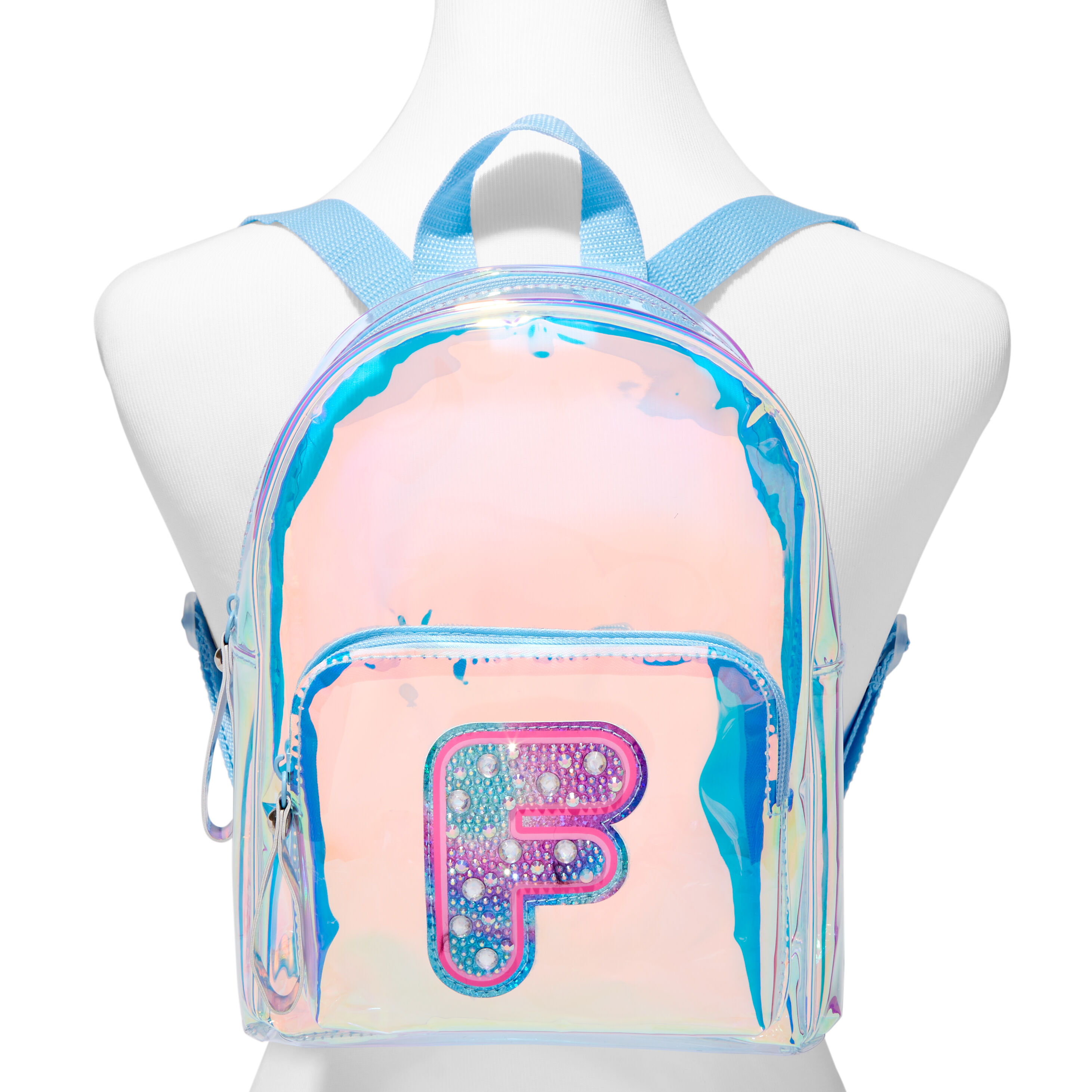 Mini backpack with initial clearance