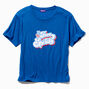 Free Spirit Short Sleeve Blue Tee,