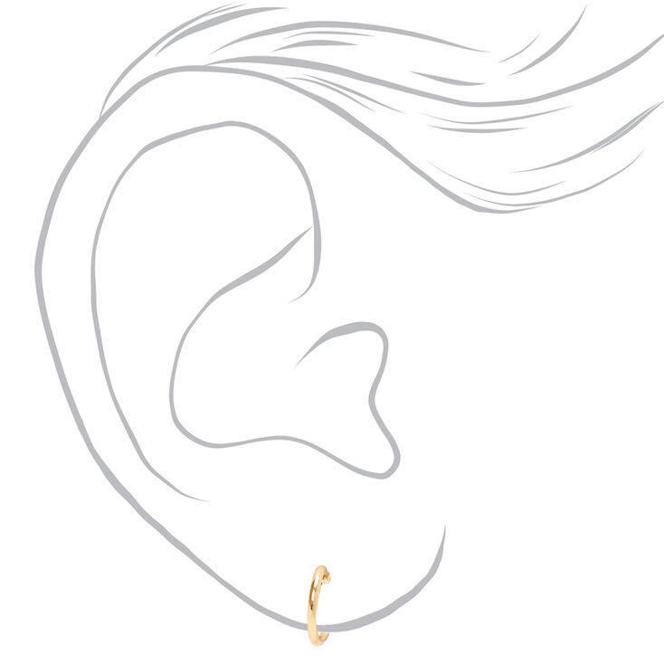Mixed Metal Mystical Stud &amp; Hoop Earrings - 9 Pack,