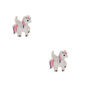 Sterling Silver Pegasus Stud Earrings,