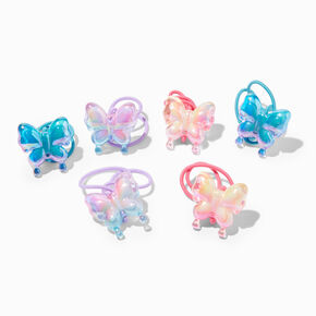 Claire&#39;s Club Bubble Butterfly Hair Ties - 6 Pack,