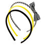 Claire&#39;s Club Headbands - Black, 3 Pack,