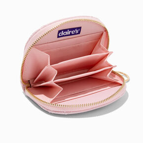 Portefeuille matelass&eacute; papillon,