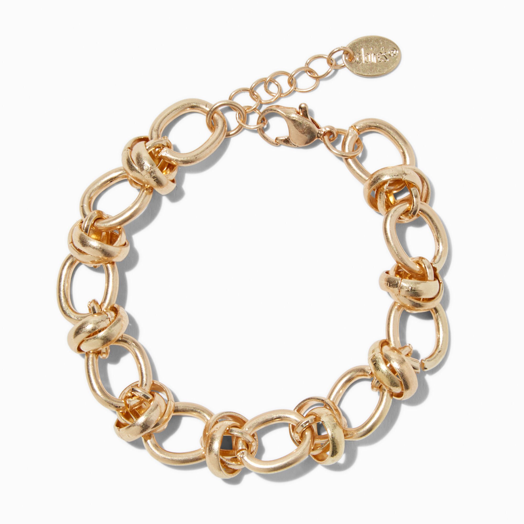 Gold-tone Chunky Chain Bracelet,