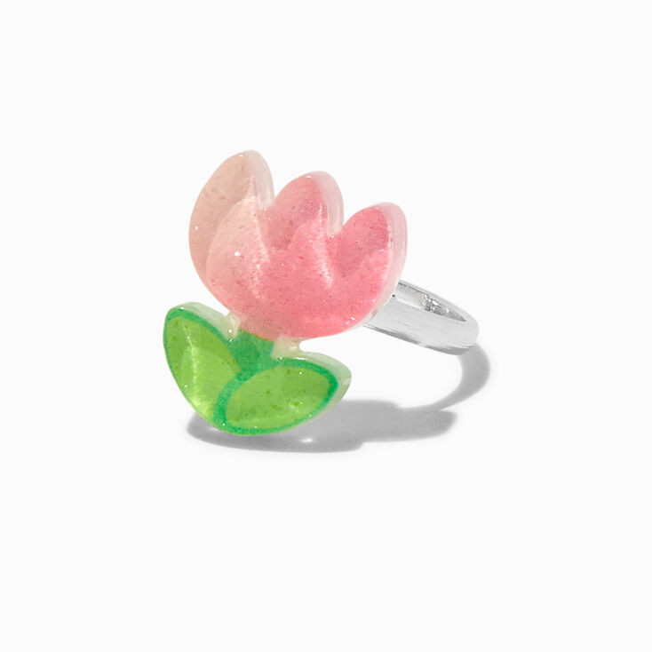 Claire&#39;s Club Bloom Bunny Rings - 5 Pack,