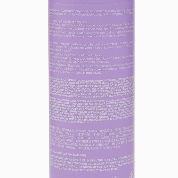 C by Claire&#39;s Cloudberry Body Quench Foam Hydrator,