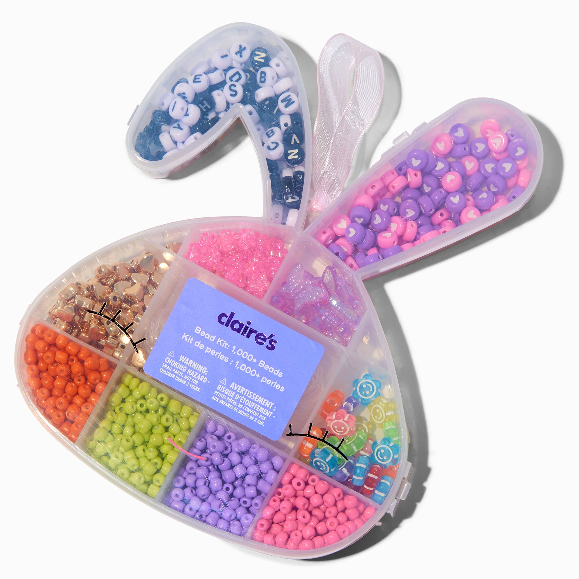 View Claires Bunny MakeItYourself Bead Kit information