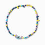 Disney Stitch Sterling Silver Beaded Stretch Bracelet ,