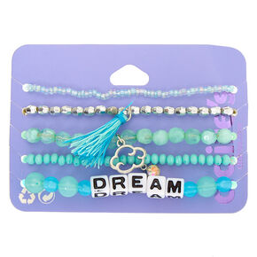 Go to Product: Dream Beaded Stretch Bracelets - Mint, 5 Pack from Claires