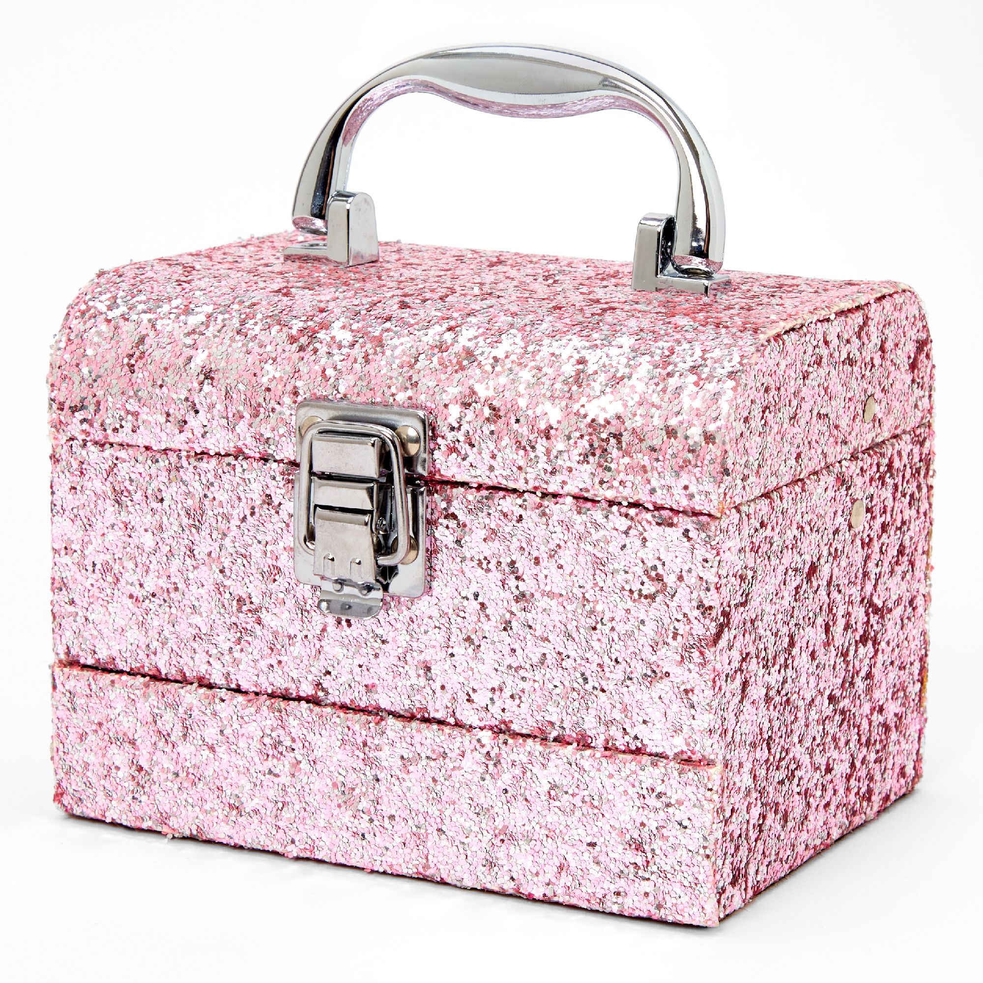 Claire's Club Mini Glitter Mega Case Makeup Set - Pink,