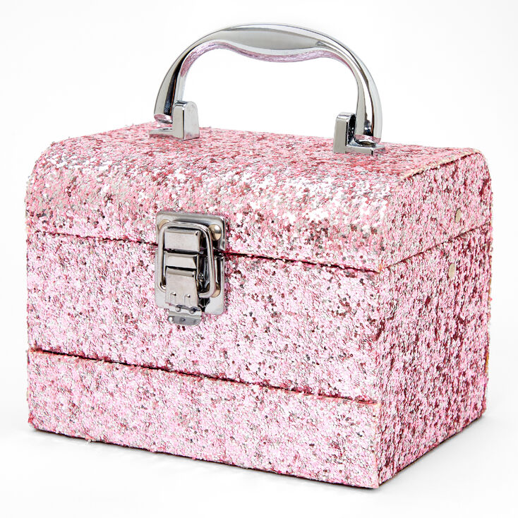 Claire&#39;s Club Mini Glitter Mega Case Makeup Set - Pink,