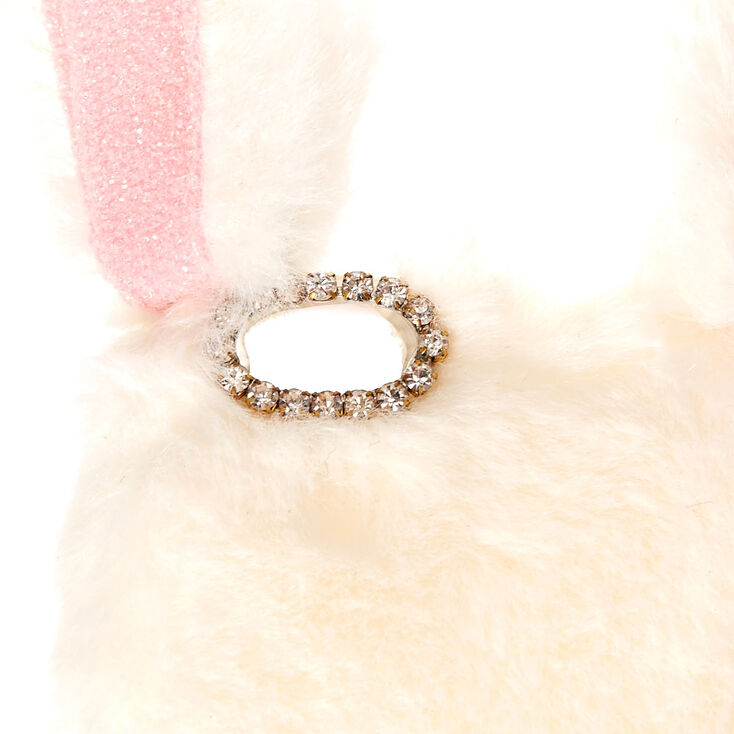 18k Rose Gold Plated Heart Paw Print Stud Earrings,