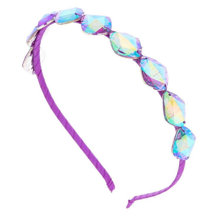 Purple Gem Stone Headband,