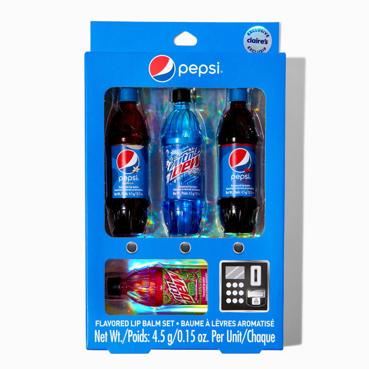 Baumes &agrave; l&egrave;vres parfum&eacute;s en exclusivit&eacute; chez Claire&rsquo;s Pepsi&reg; - Lot de 4,