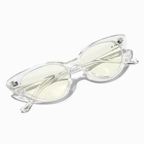 Blue Light Reducing Cat Eye Clear Lens Frames,