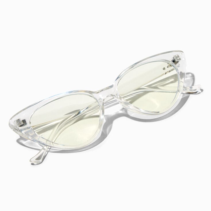 Blue Light Reducing Cat Eye Clear Lens Frames,